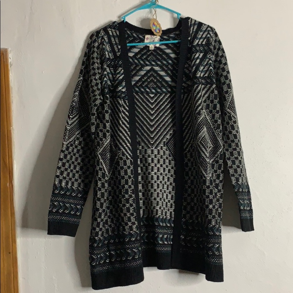 Hippie Rose Oversized sweater cardigan